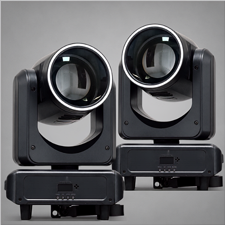 Kit 2 Moving Head Led Beam 200w Arco Iris Disco de Cor Desenho Prisma Borda Led Dmx Iluminacao Profissional - 127/220v