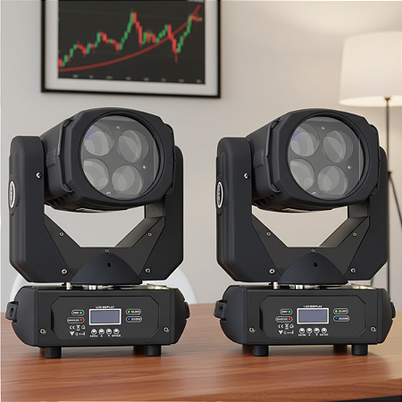 Kit 2 Moving Head Beam Led 100w Caleidoscopio