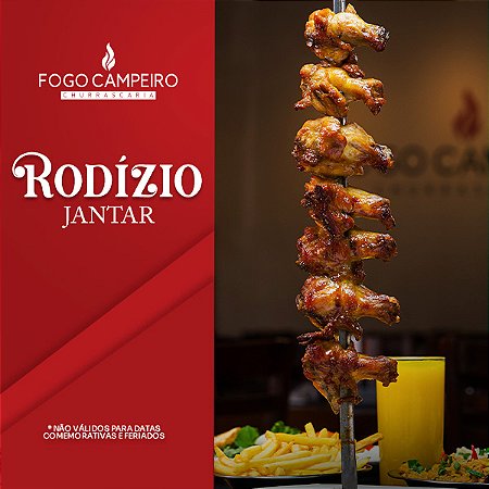 Exclusivo 30 de Junho - Rodízio Jantar