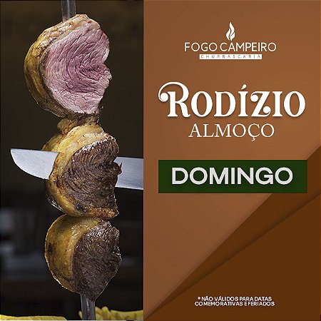 * Rodízio Almoço Domingo