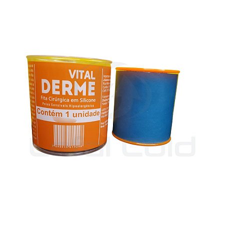 Fita Cirúrgica em Silicone 5cm x 5mt - Vital Derme