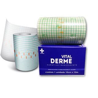 Curativo Filme Transparente 10cm x 10mt - Vital Derme