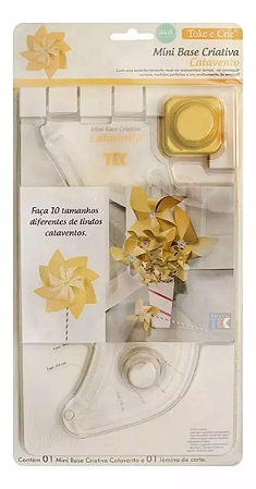 Mini Base Criativa da Toke & Crie Para Fazer Cataventos - Lefal Cold