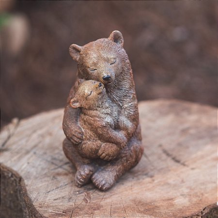 Mamãe Ursa e Coda Pequeno Floresta Encantada