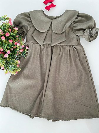 Vestido Infantil com gola Valentina