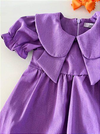 Vestido Infantil com gola Isabela