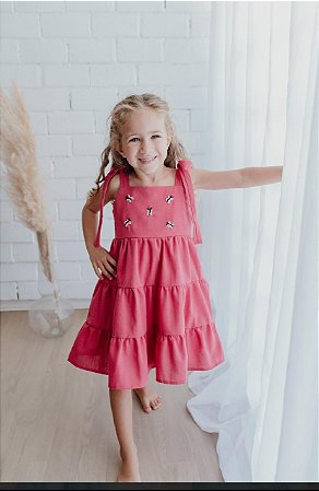 Vestido Infatil Pink Melissa
