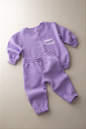 Conjunto Moletom Peluciado  VIOLETA