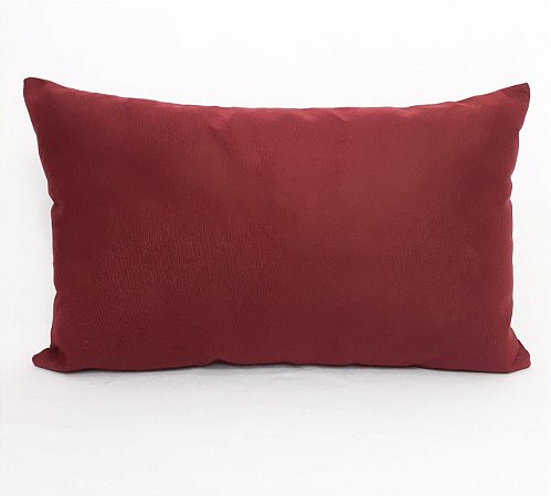 Almofada Baguete 30x50 Deminas- Suede Premium  - Marsala