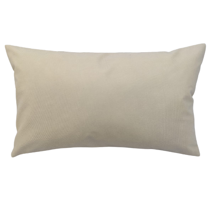 Almofada Baguete 30x50 Deminas- Suede Premium  - Off