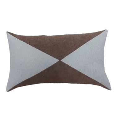 Almofada Baguete Decorativa 30x50 Deminas - Coleção Natural- Boucle Marrom