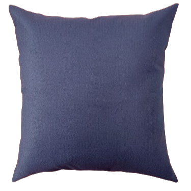 Capa de Almofada Decorativa Deminas 45x45 - Coleção Indigo - Azul Lisa