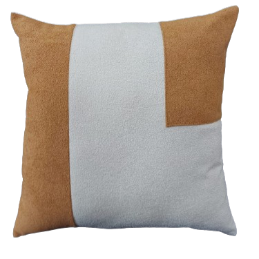 Capa de Almofada Decorativa Deminas 45x45 - Coleção Serenity - Geométrica Caramelo