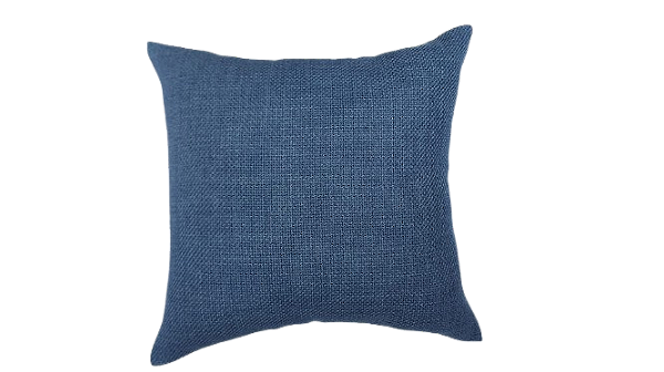 Almofada Decorativa 45x45 Deminas - Coleção Texturas - Linho Trama Azul