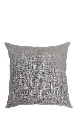 Almofada Decorativa 45x45 Deminas - Coleção Texturas - Linho Trama Cinza