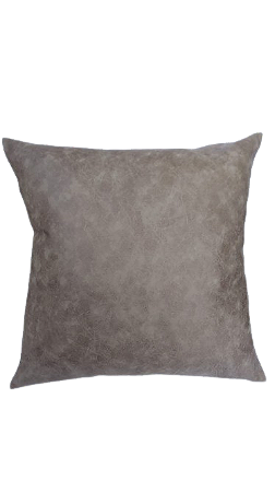 Almofada Decorativa 50X50 Deminas - Coleção Texturas -Couro Cinza