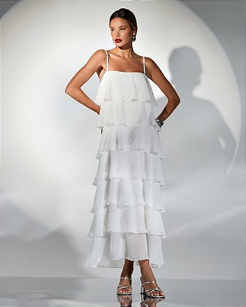 Vestido Chiffon Natana