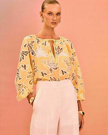 Blusa Marcelle Bordada