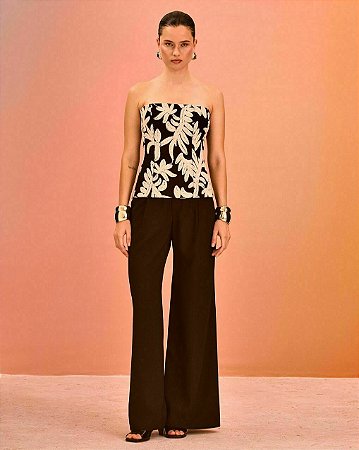 Calça Wide Crepe Alfaiataria