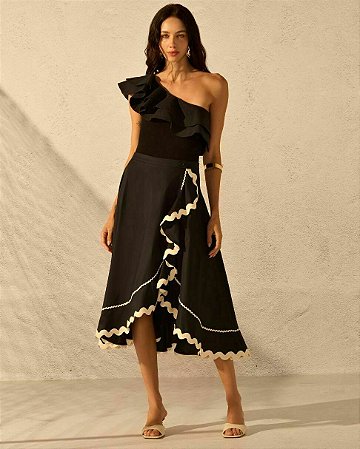 Saia Tricoline Sianinhas