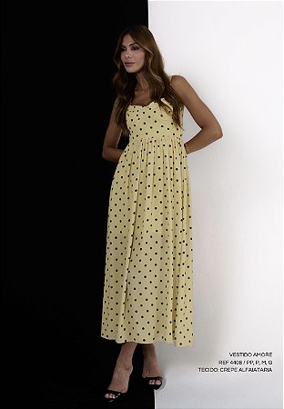 Vestido Amore Amarelo