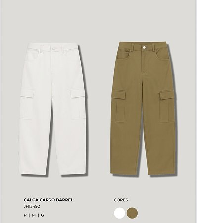 Calça Cargo Barrel