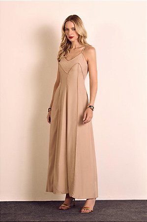 Vestido Recortes e Pespontos