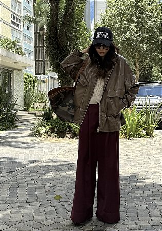 Calça Wide Leg Alfaiataria