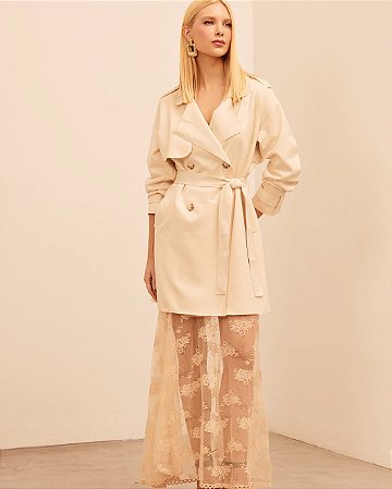 Trench Coat Suede