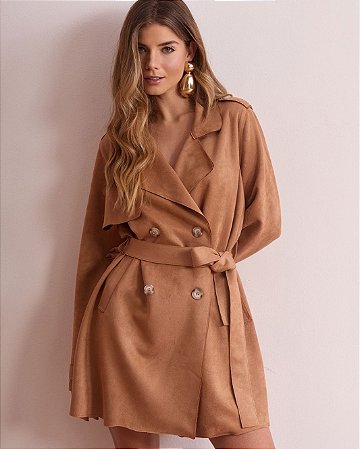 Trench Coat Suede