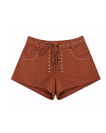 Short Suede Tacheado