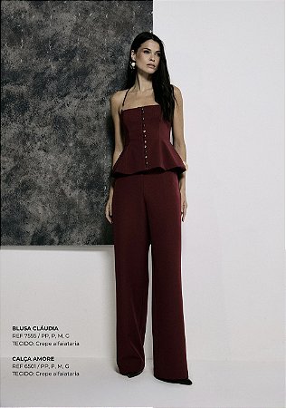 Calça Amore Bordô