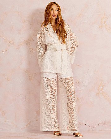 Calça Organza Devorê