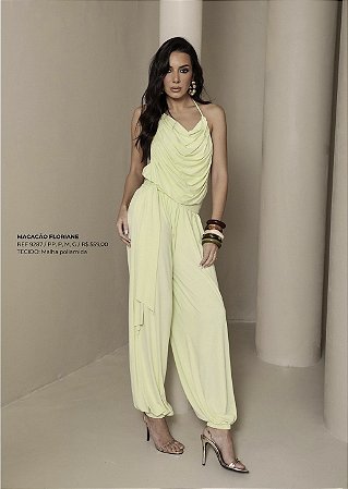 Macacão Floriane Verde