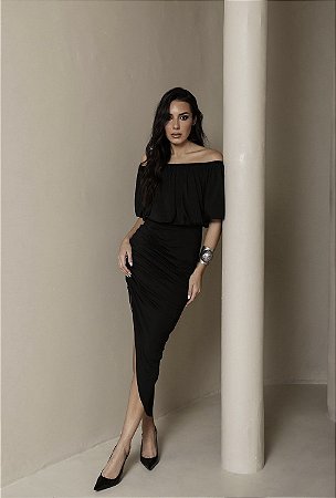 Vestido Aurora Preto