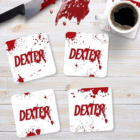 Kit com 4 Porta Copos Acrílico Dexter