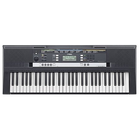 Teclado Arranjador PSR-E243 com Fonte Preto YAMAHA