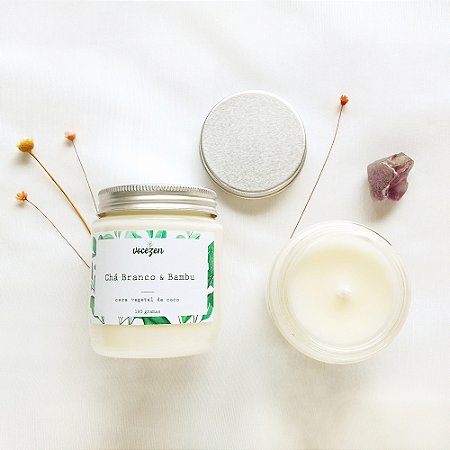 Vela Aromática - Chá Branco + Bambu | 190g