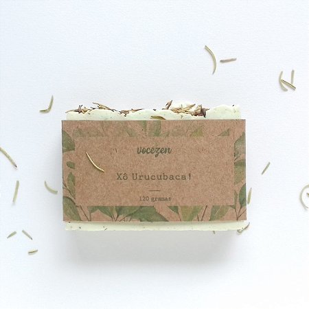 Sabonete de Sálvia e Alecrim| Xô Urucubaca - 120 g