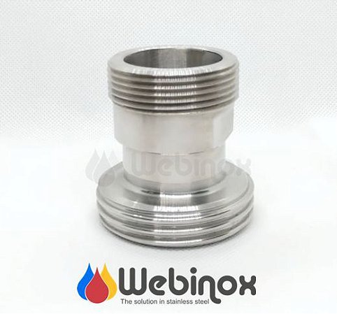 Adaptador Macho SMS x NPT/N (Macho) 304 1.1/2"