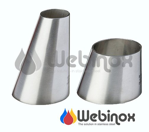 Redução Excêntrica Solda Inox OD