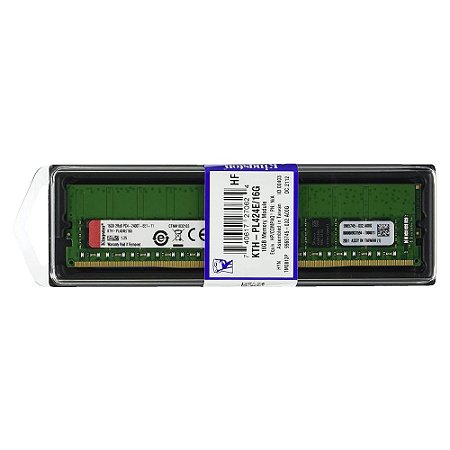 Memoria Servidor 16Gb Ddr4 2400 Ecc Udimm KTH-PL424E/16G