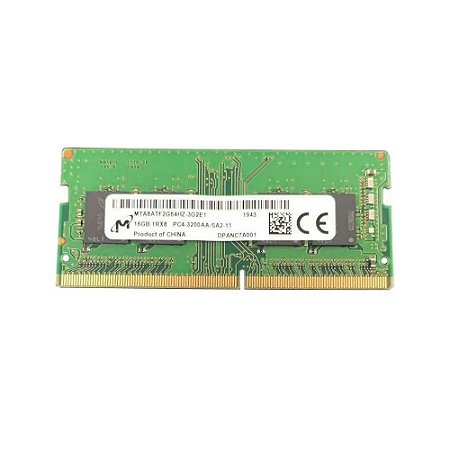 Memoria Notebook 16Gb Ddr4 3200 Sodimm MTA8ATF2G64HZ-3G2