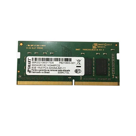 Memória Notebook 8GB DDR4 3200 Smart - SMS4WEC8C1K0446FCG