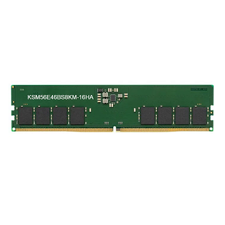Memória Servidor 16GB DDR5 5600 ECC UDIMM Kingston - KSM56E46BS8KM-16HA
