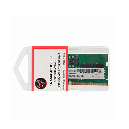 Memoria notebook 8Gb Ddr5 5600 Sodimm FNX - FNX56S46BS8/8G