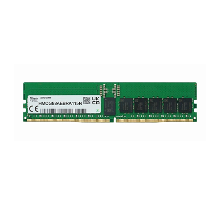 Memória Servidor 32GB DDR5 4800 ECC RDIMM Hynix - HMCG88AEBRA115N
