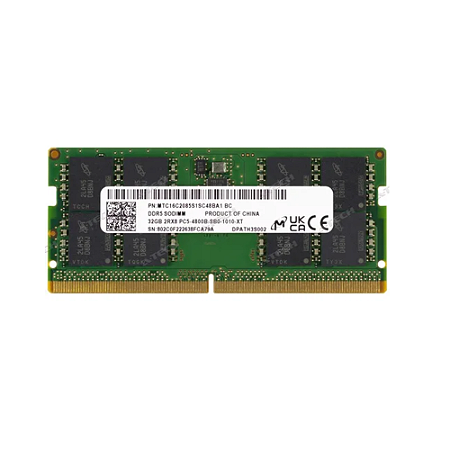 Memoria Notebook 32Gb Ddr5 4800 Sodimm Micron - MTC16C2085S1SC48BA1-CF
