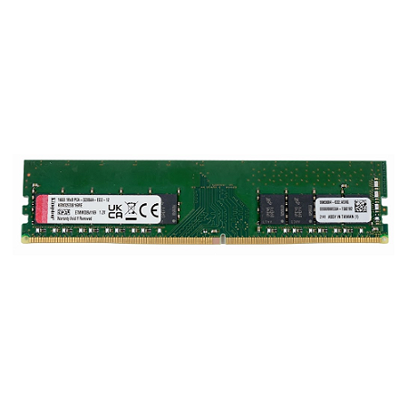 Memória Servidor 16GB DDR4 3200 ECC UDIMM Kingston - KSM32ES8/16ME