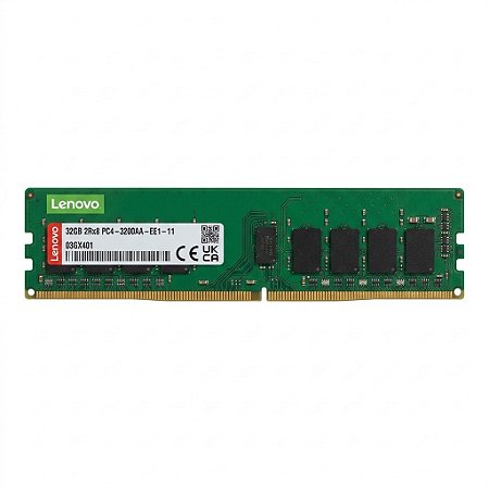 Memória Servidor 32GB DDR4 3200 ECC UDIMM Lenovo - 03GX401
